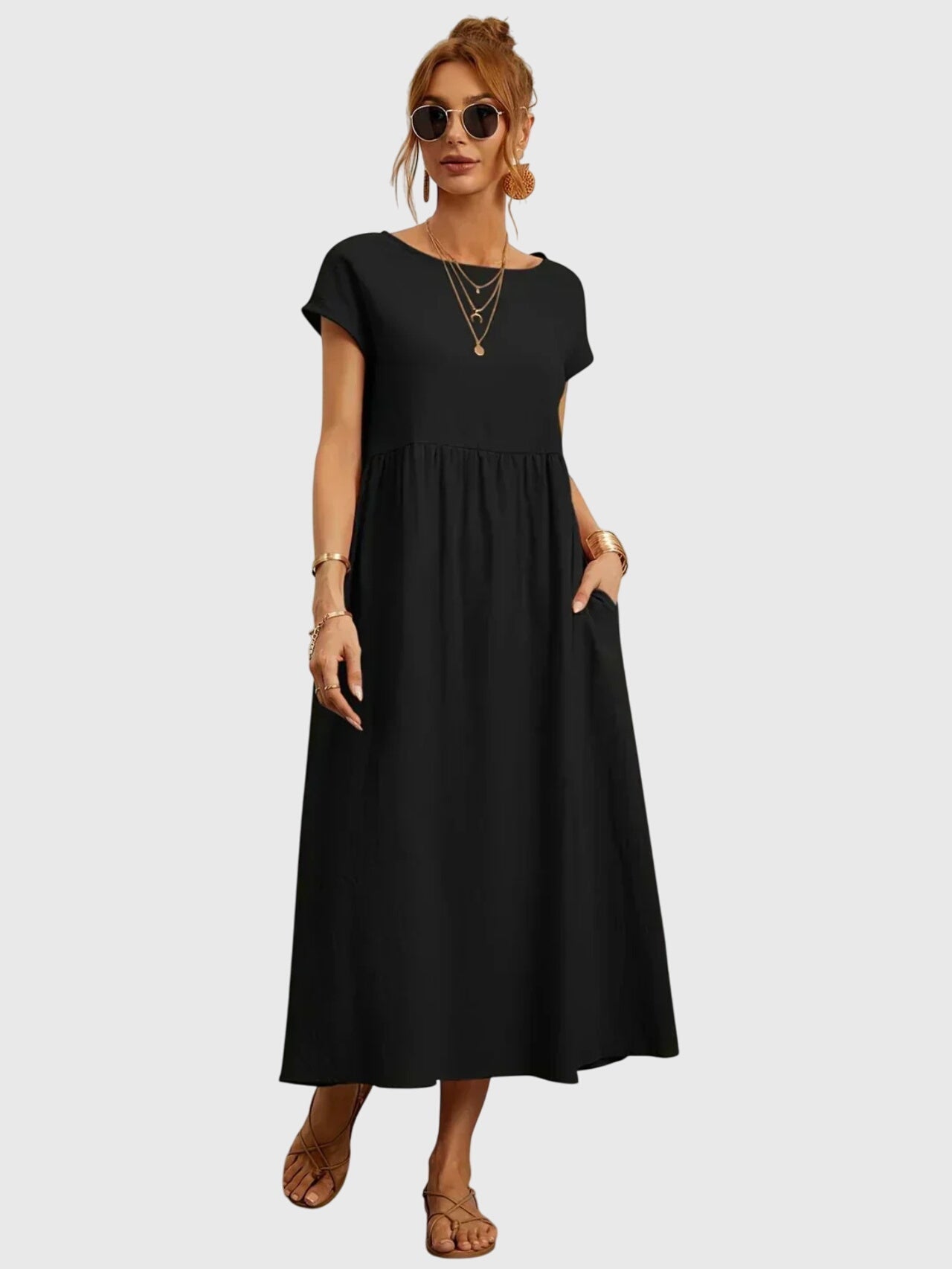 Casual Pocket Dress