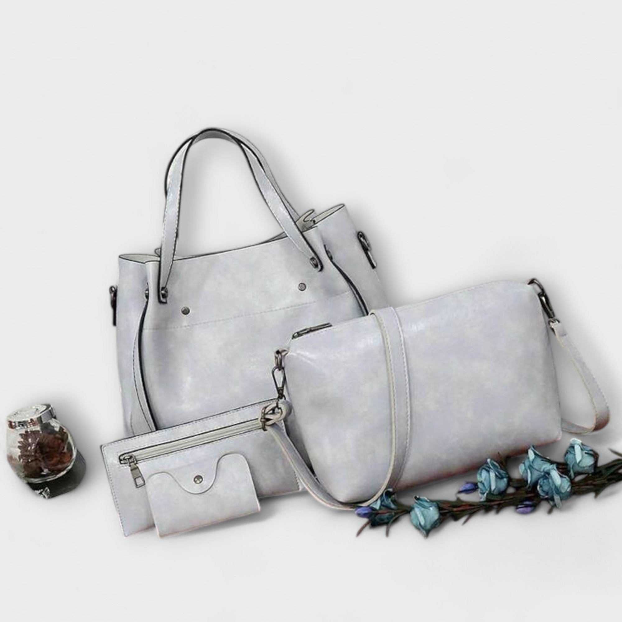 Vintage 4-Piece Handbag Set