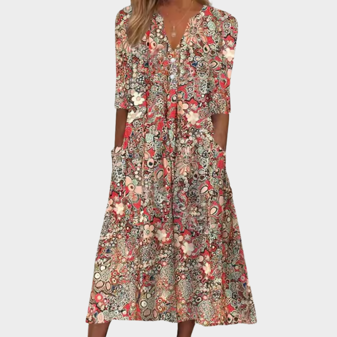 Chic Summer Floral Dress