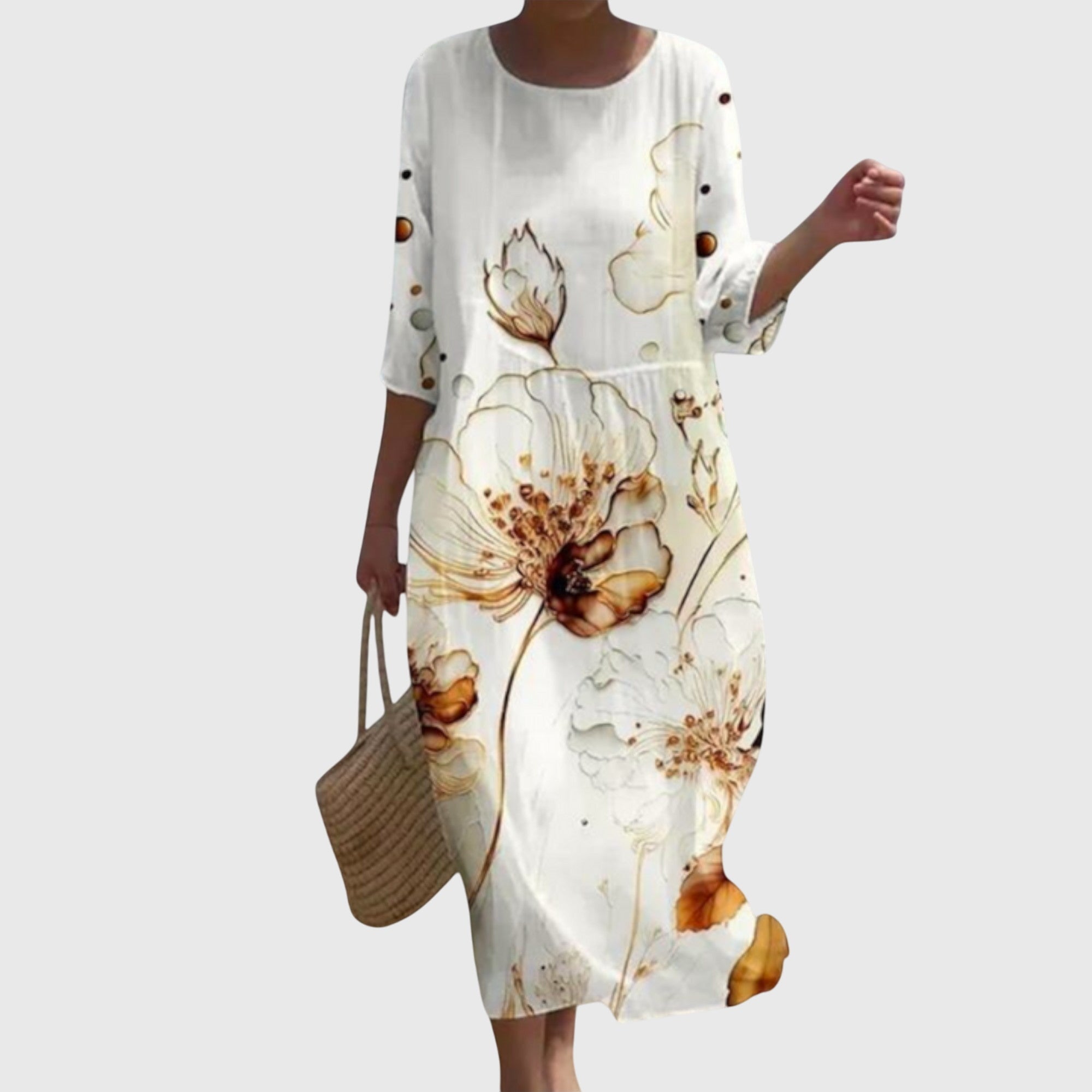 Floral Elegance Maxi Dress