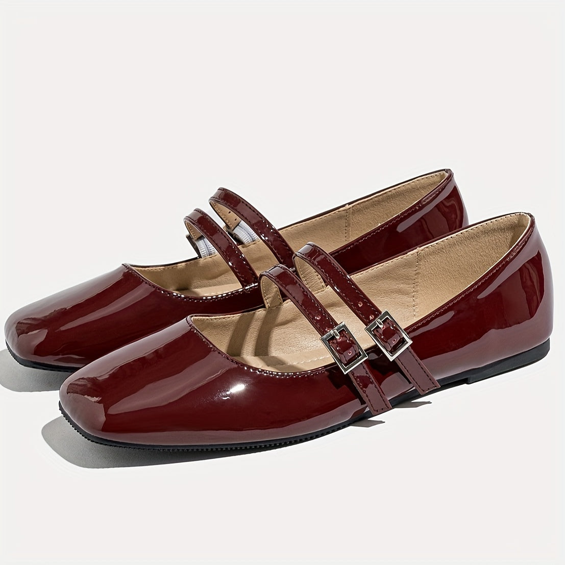 Casual Square Noose Mary Janes