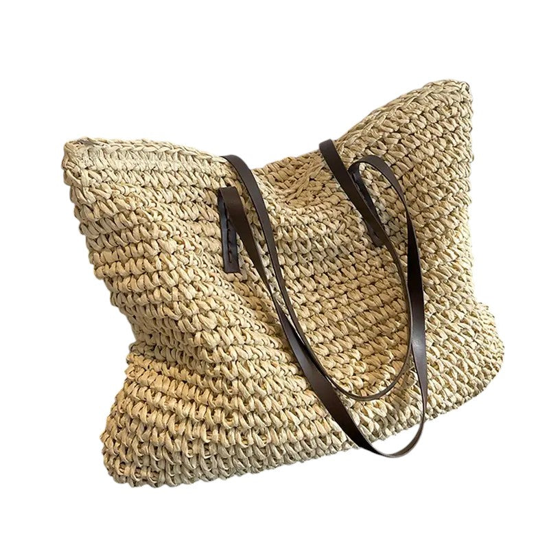 Woven Tote Handbag