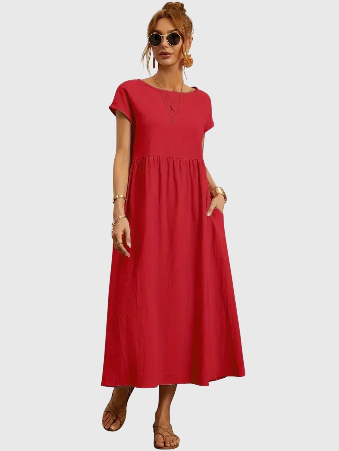 Casual Pocket Dress