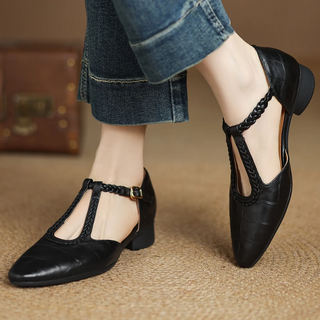 Kepa Leather Mary Janes