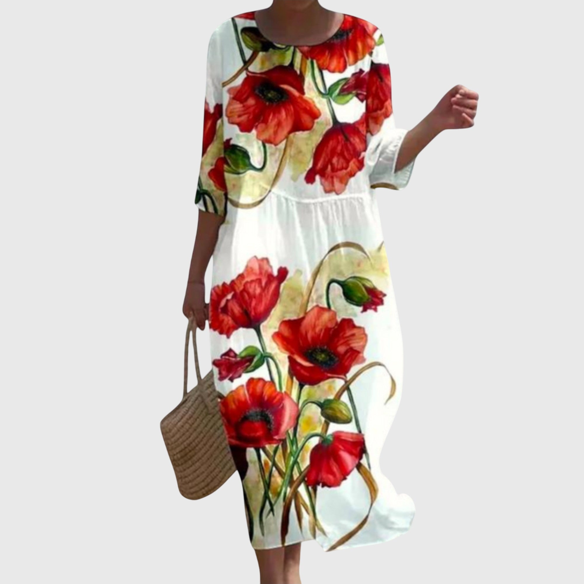 Floral Elegance Maxi Dress
