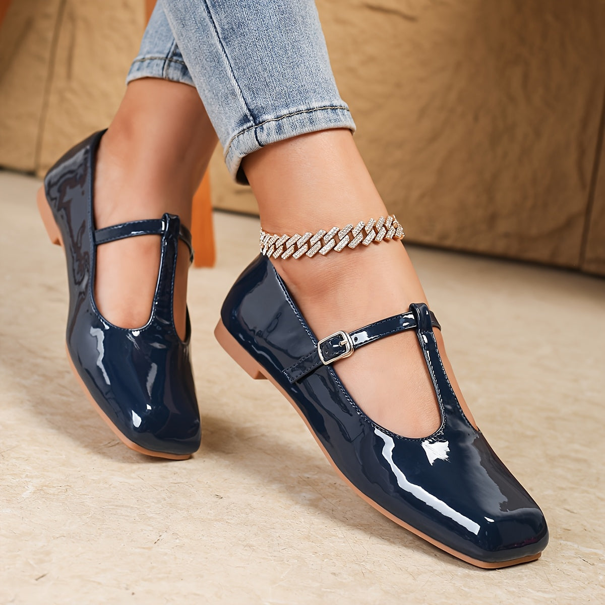 Chic Flat Mary Janes