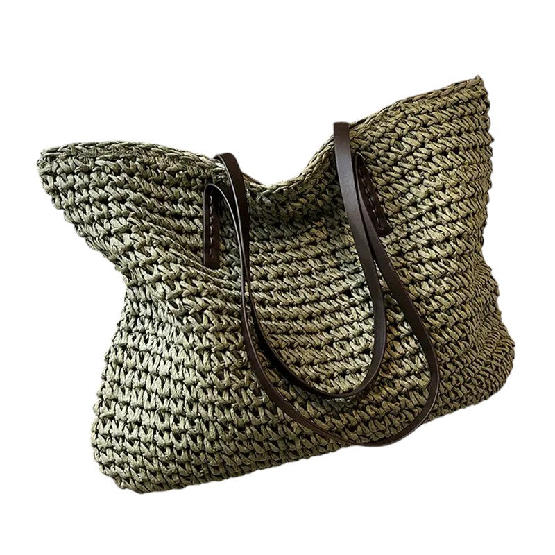 Woven Tote Handbag