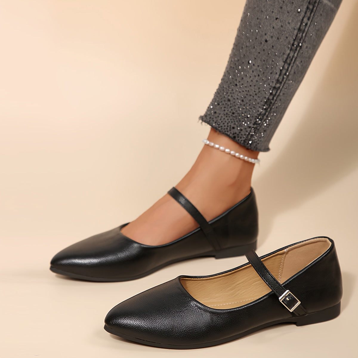 Casual Pointy Mary Janes