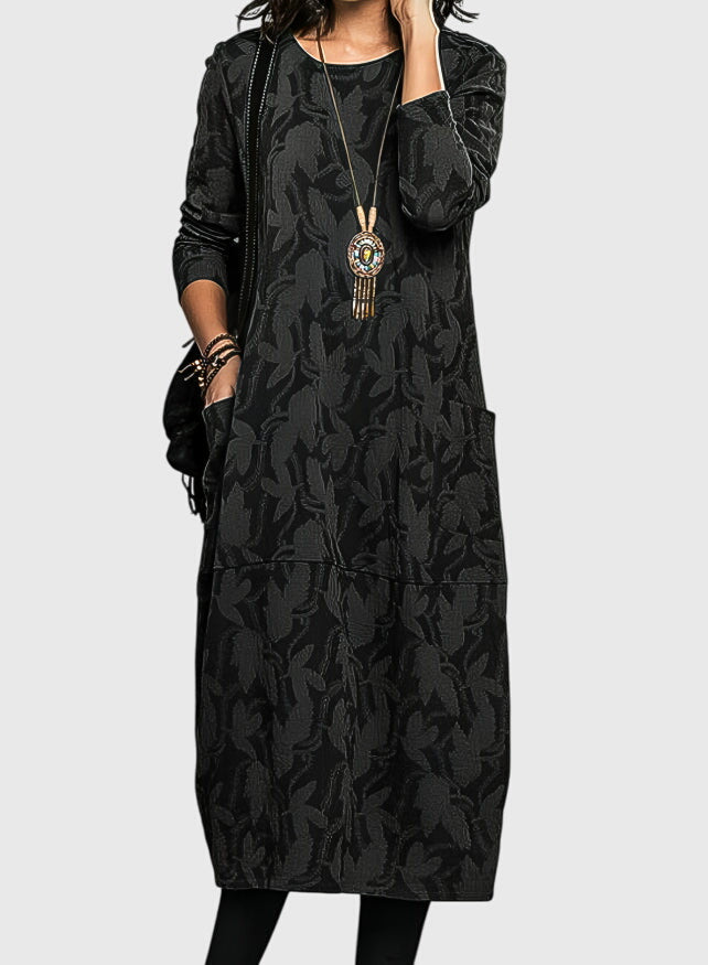 Casual Round-Neck Dress