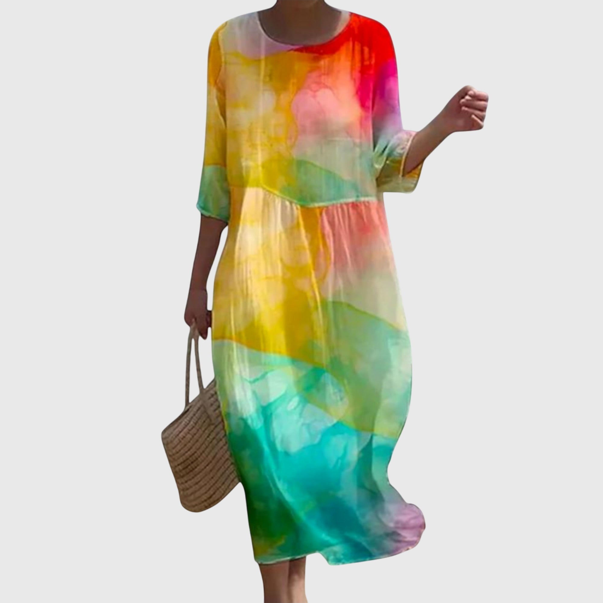 Floral Elegance Maxi Dress