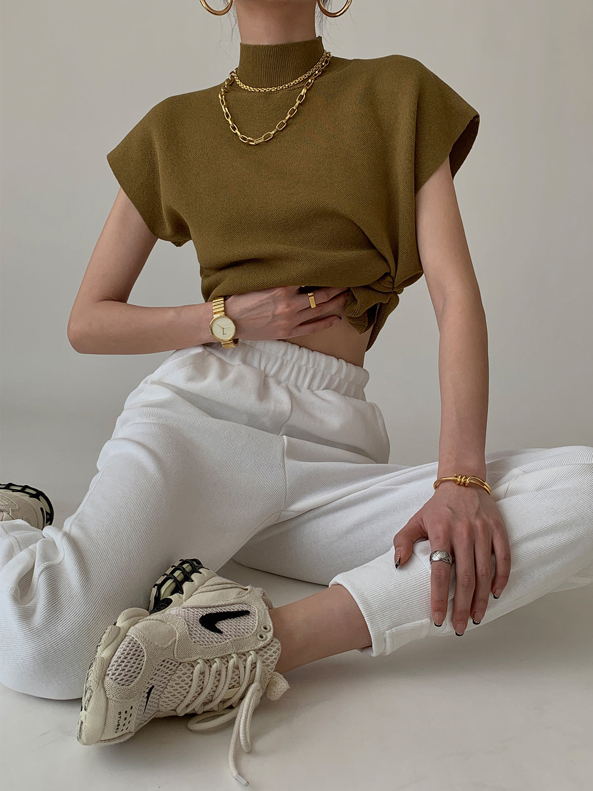 Casual Solid Color Pullover Sweater Vest