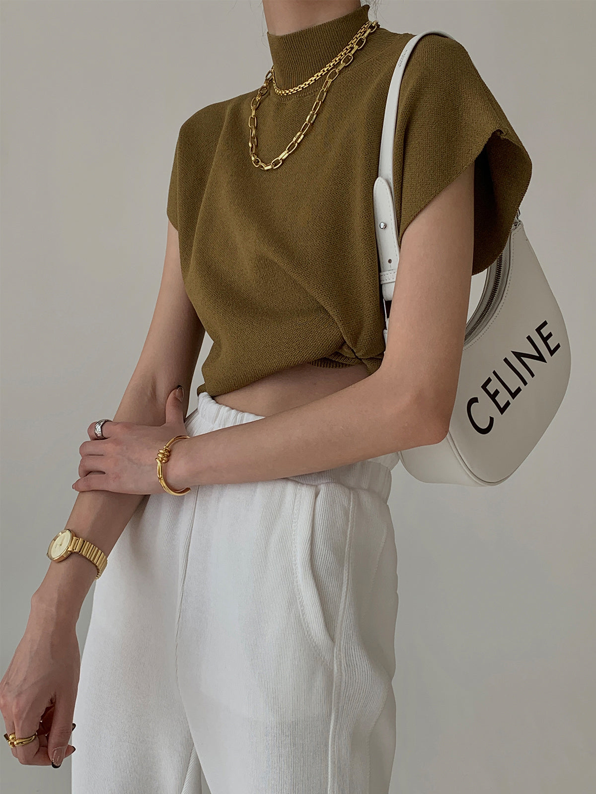 Casual Solid Color Pullover Sweater Vest