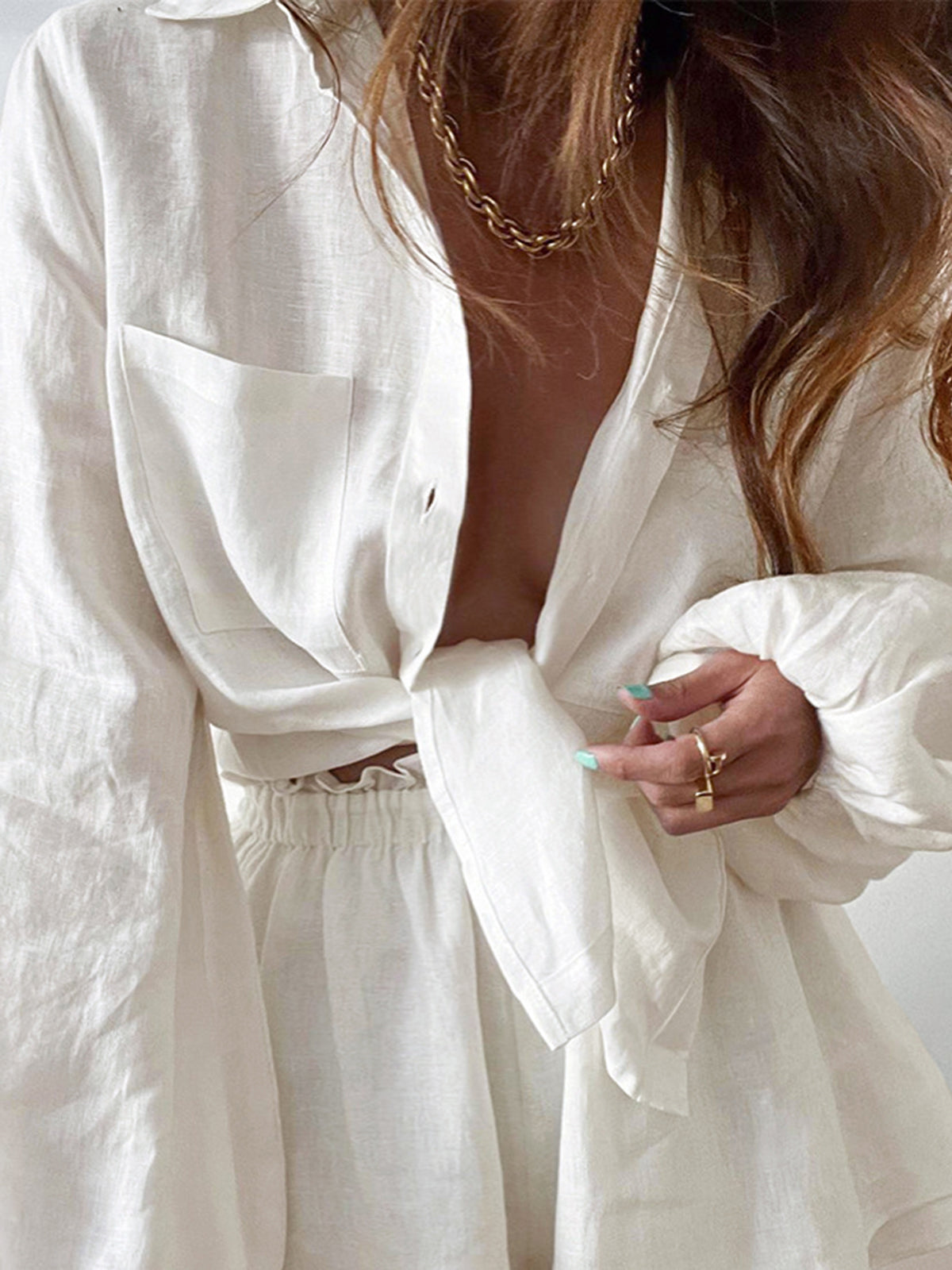 Aegean Two-Piece Double-Lined Shorts Set