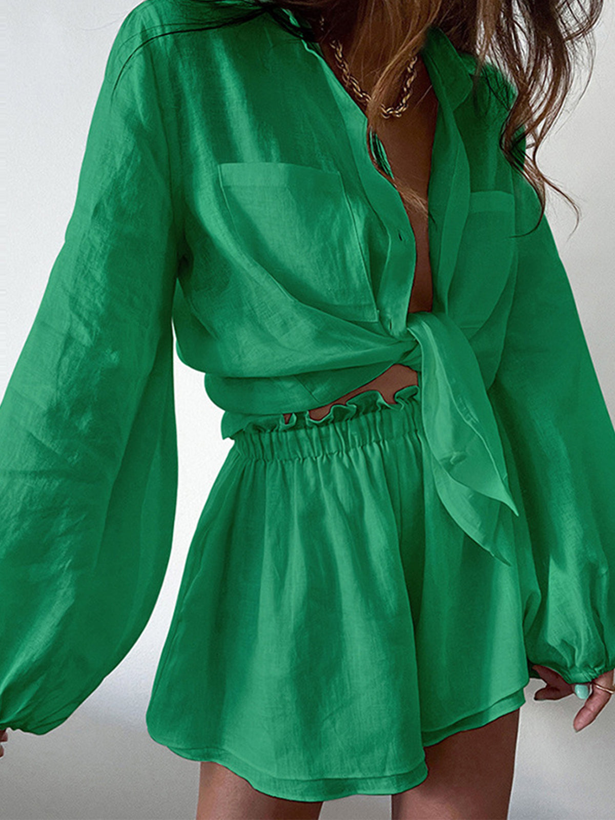 Aegean Two-Piece Double-Lined Shorts Set