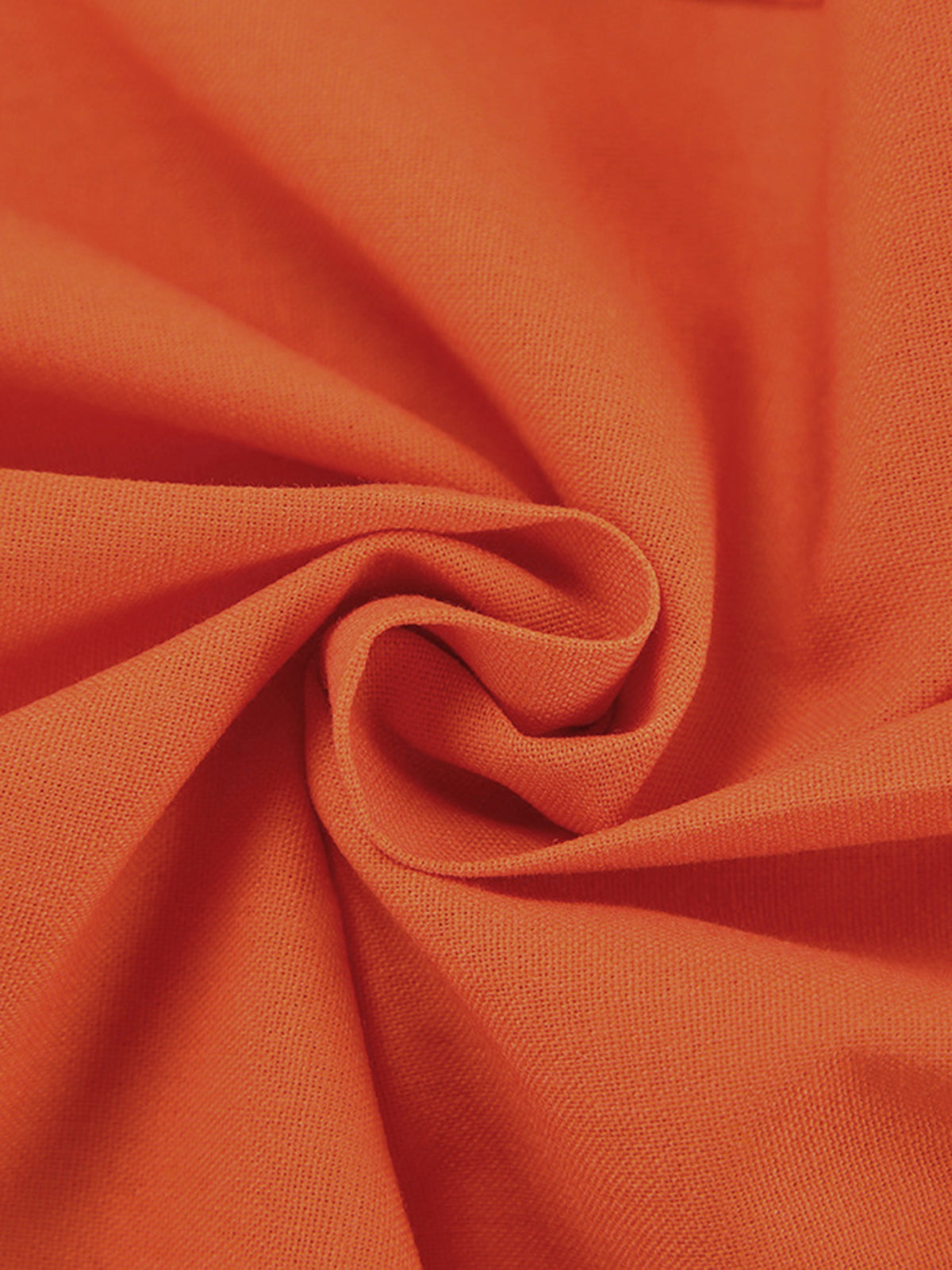 Vitamin C Linen Cotton Wide-Leg Trousers