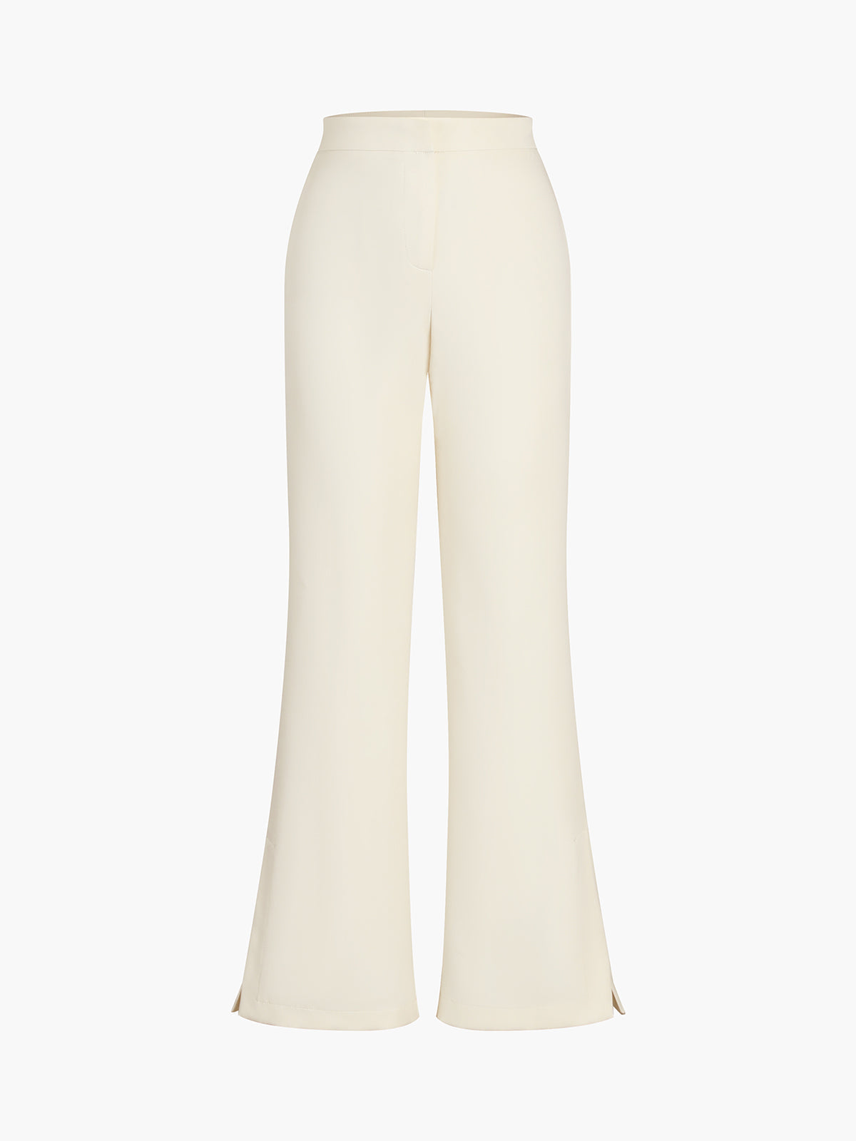 Straight Leg Solid Pants