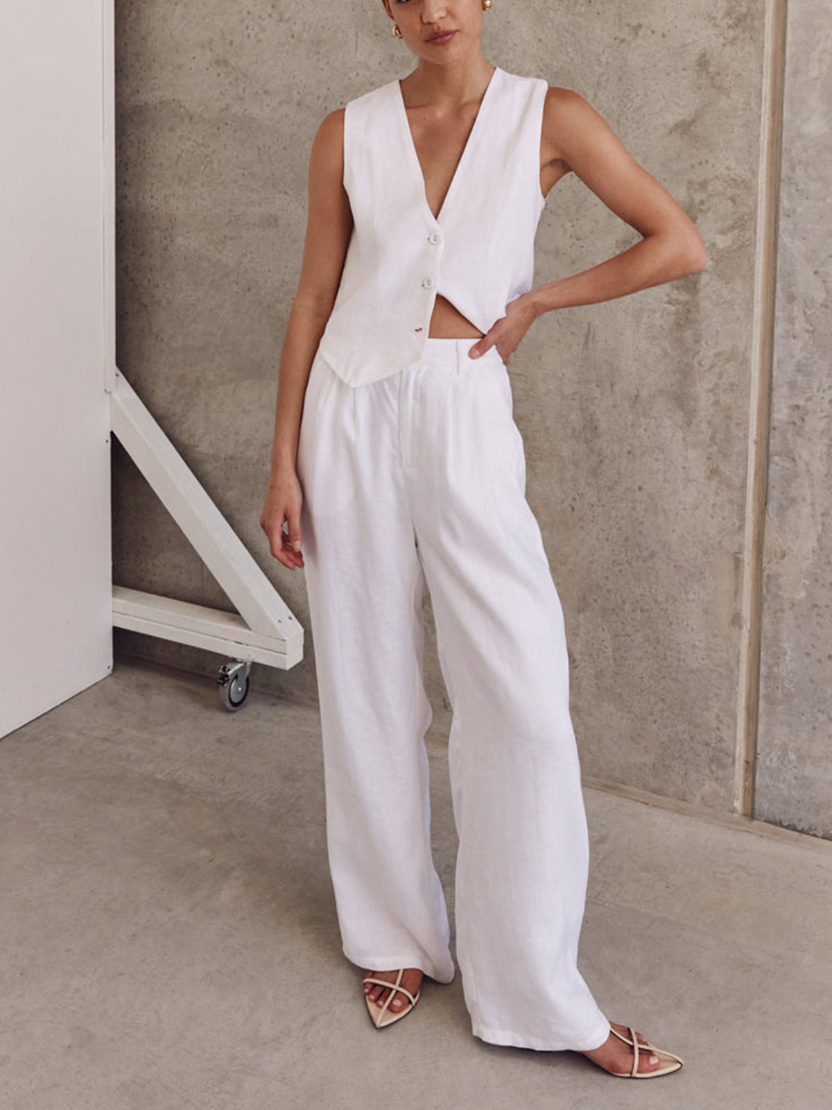 Cotton Casual Pants Outfit