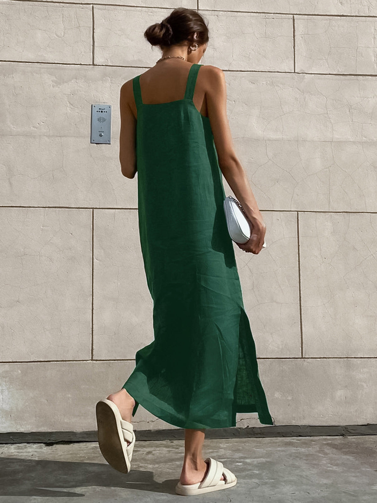 Minimalist Cotton Cami Maxi Dress