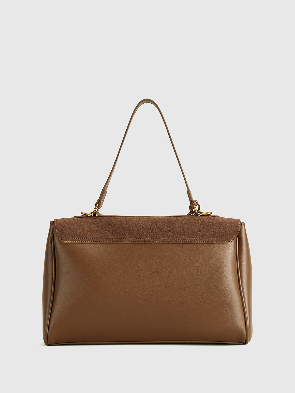 Spacious Flap Shoulder Bag