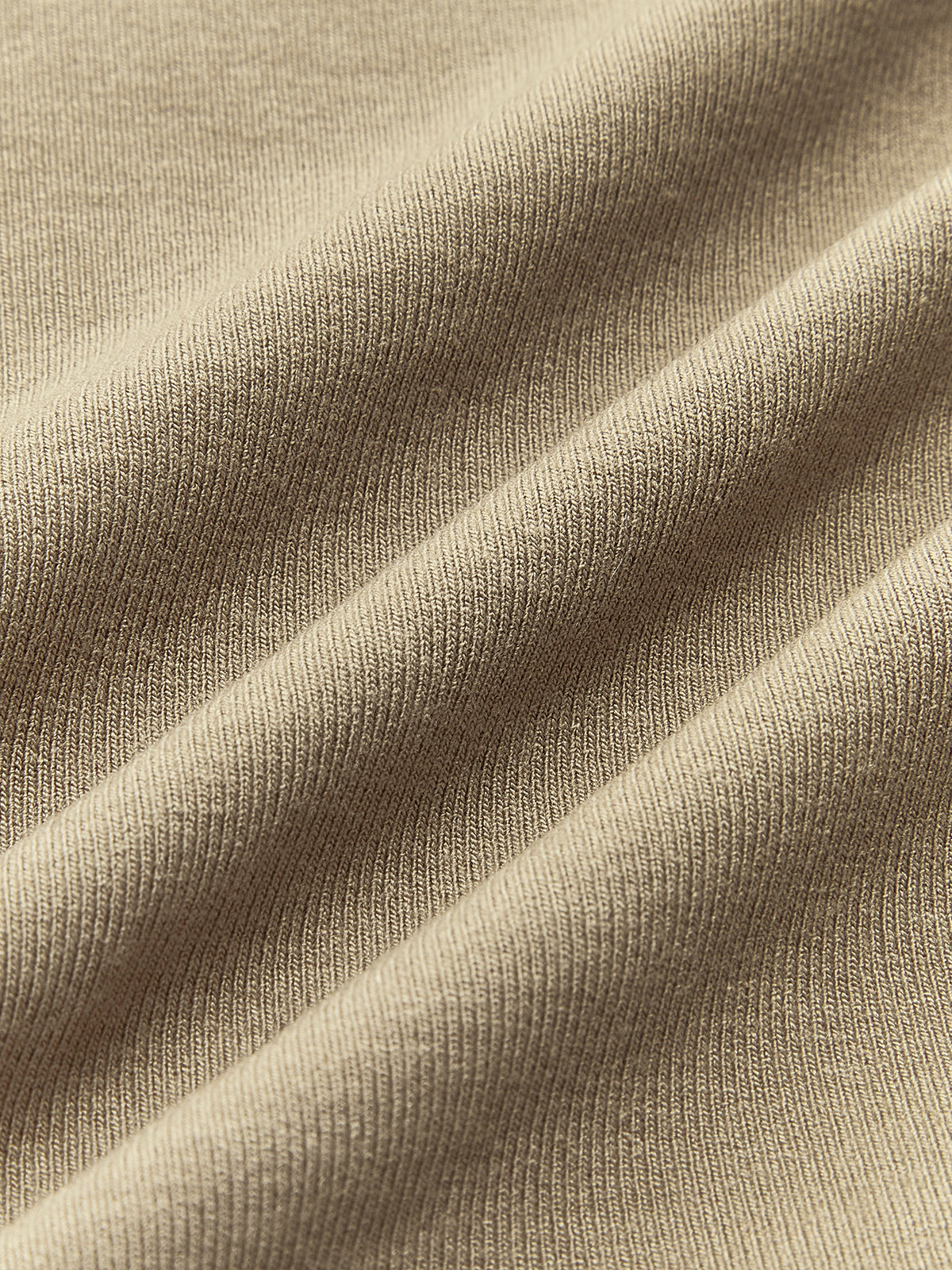 Asymmetric Ribbed Knit Long Sleeve Shirt