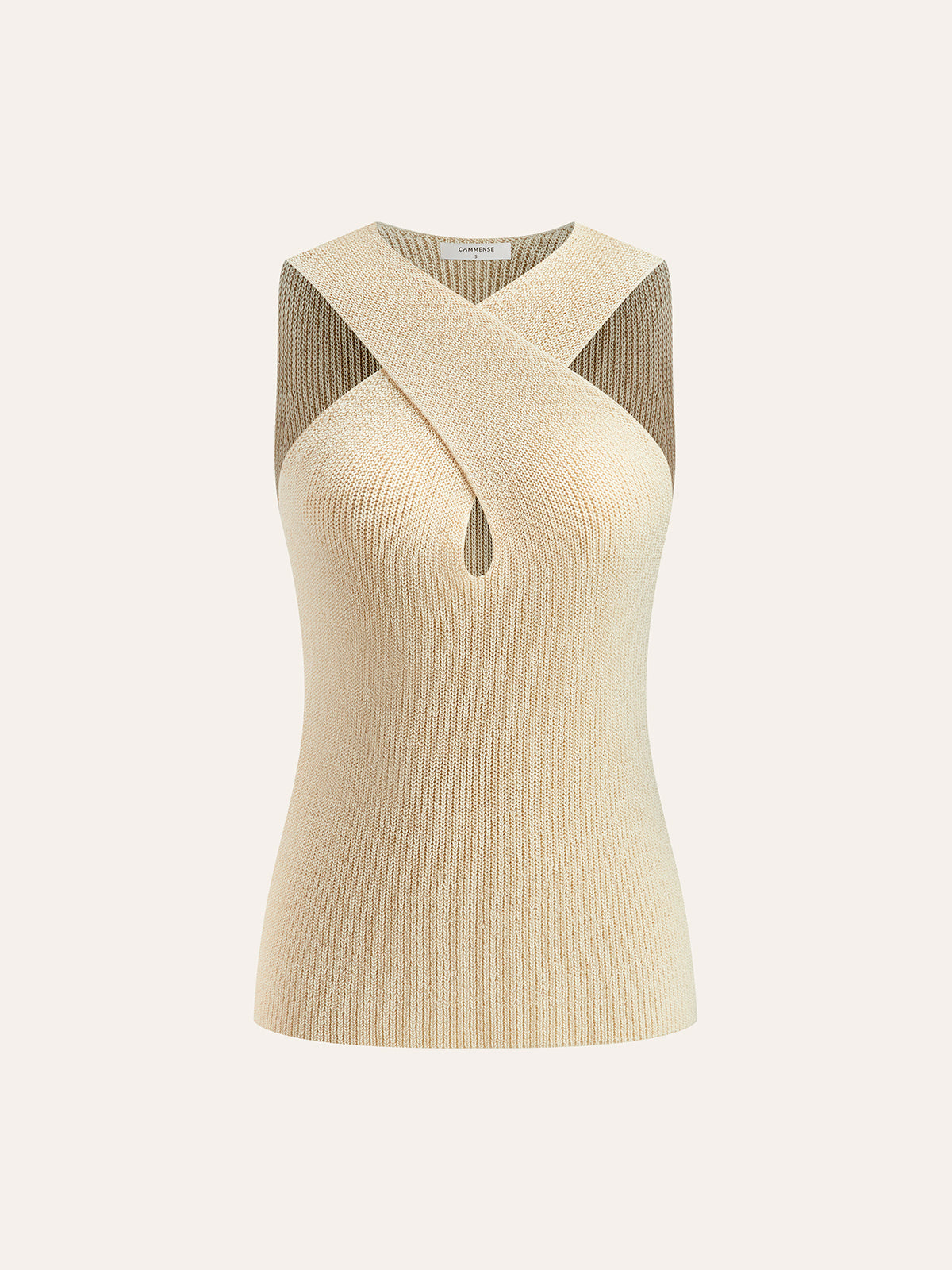 Crossover Neck Tank Top