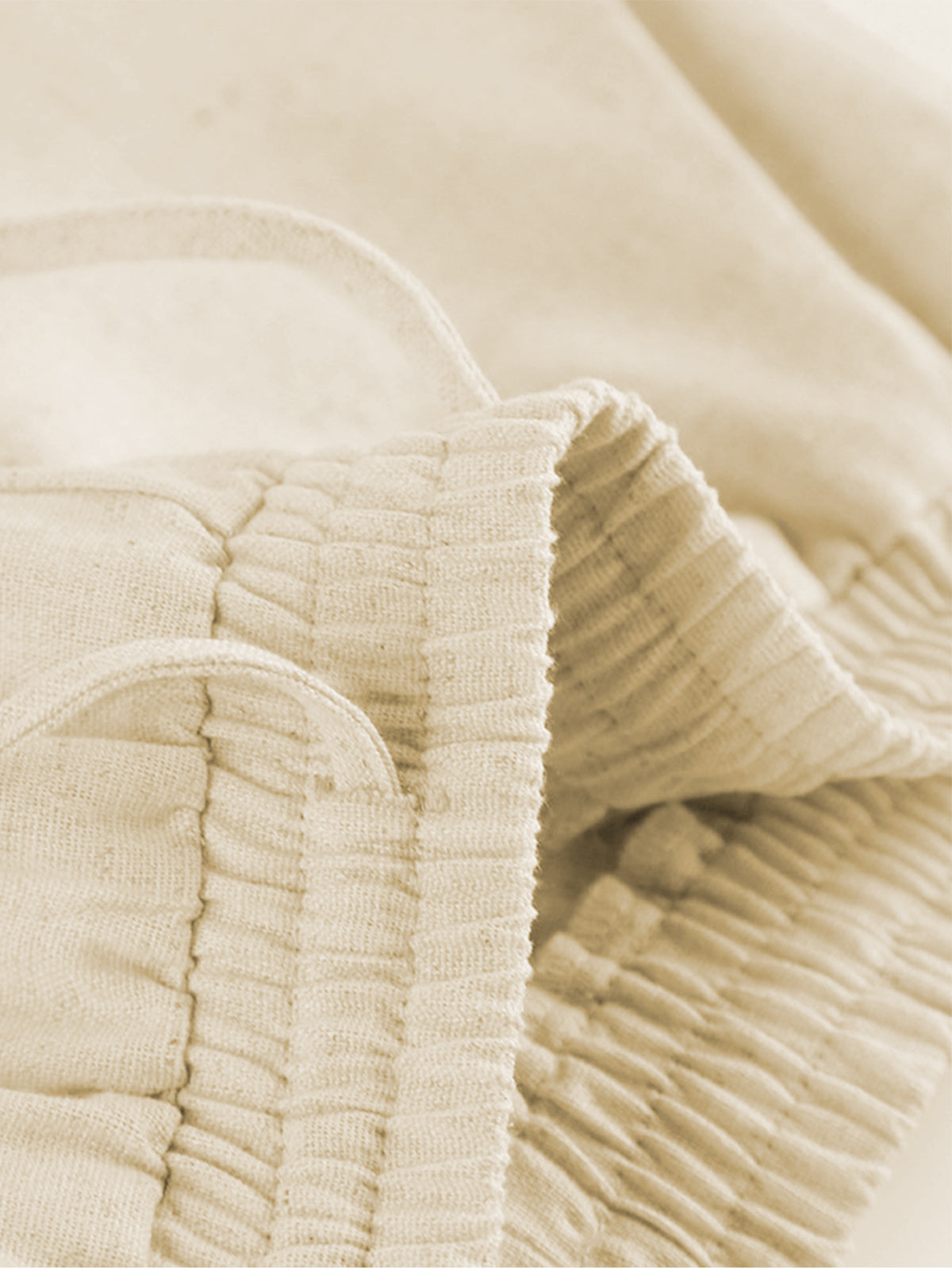 Utility Linen Two-Piece Wide-Leg Pants Set