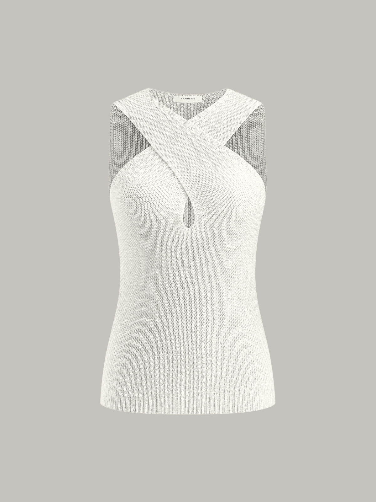 Crossover Neck Tank Top