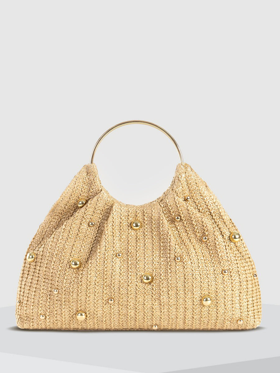 Beaded Crochet Shoulder Bag