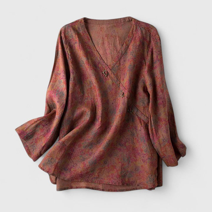 Cozy Chic Lightweight Blouse