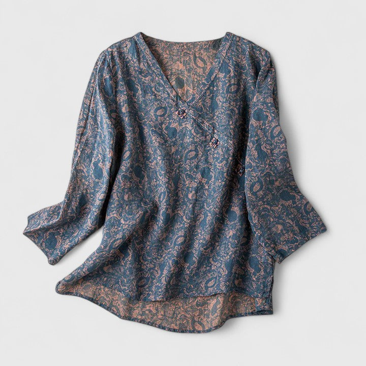 Cozy Chic Lightweight Blouse