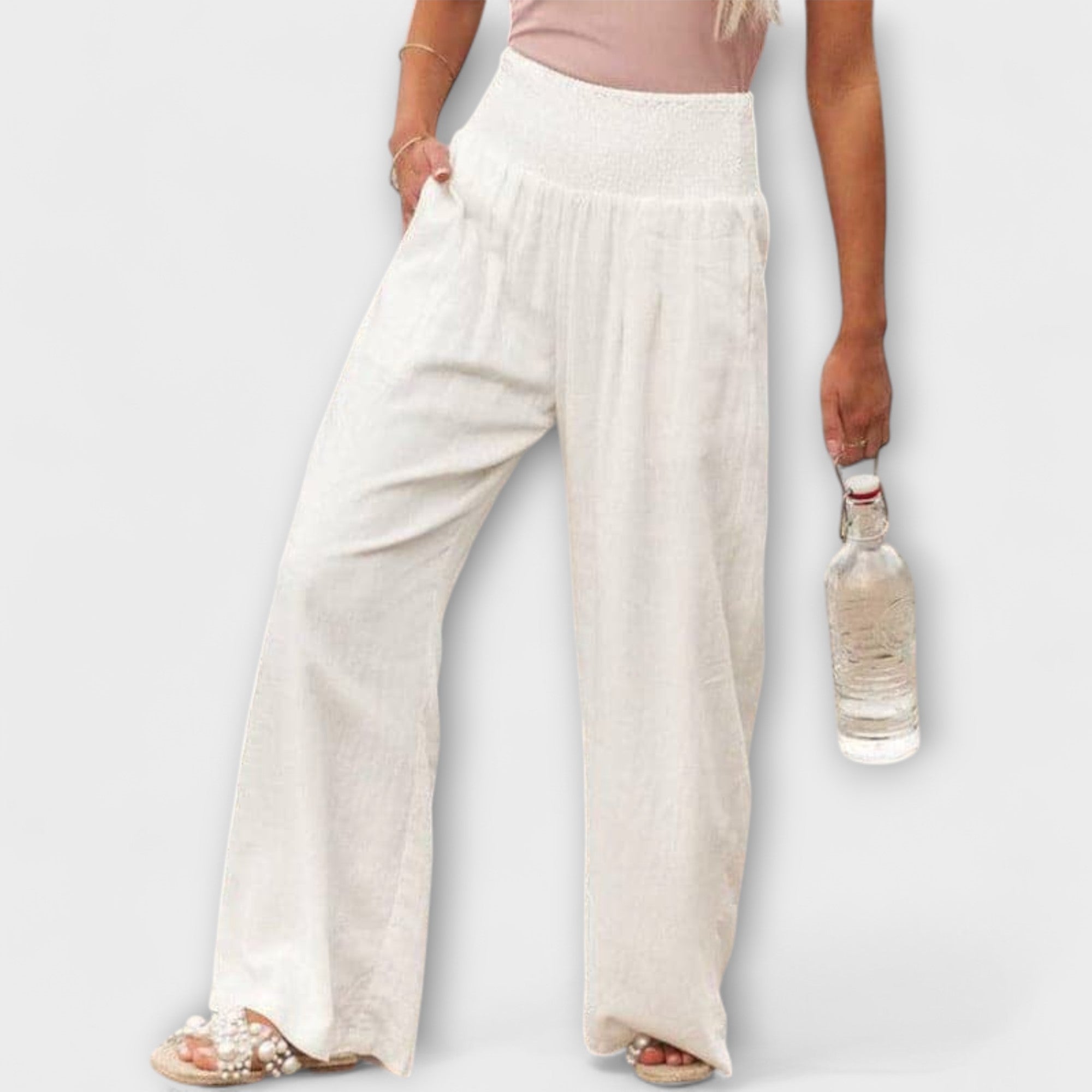 Casual Wide Linen Pants