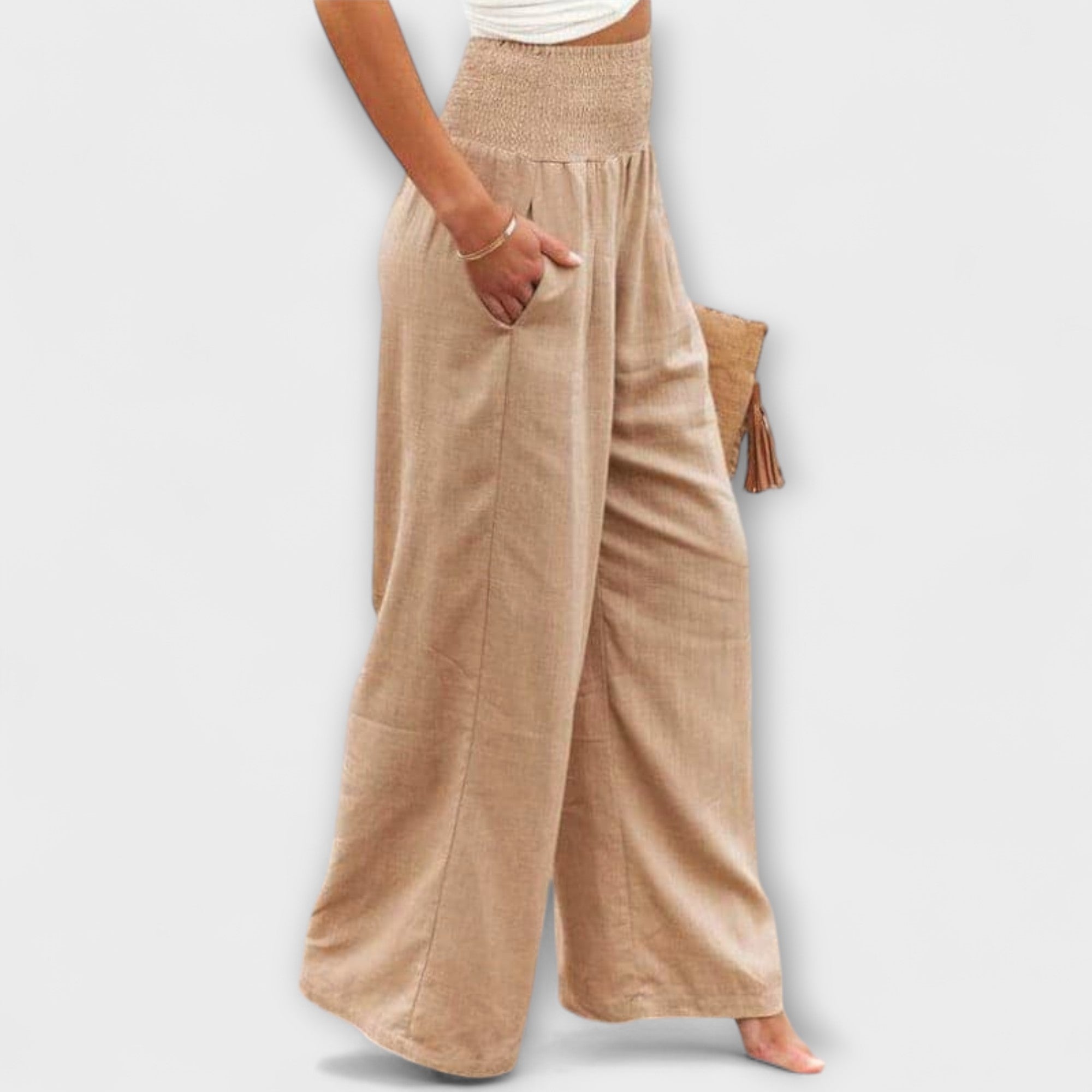 Casual Wide Linen Pants