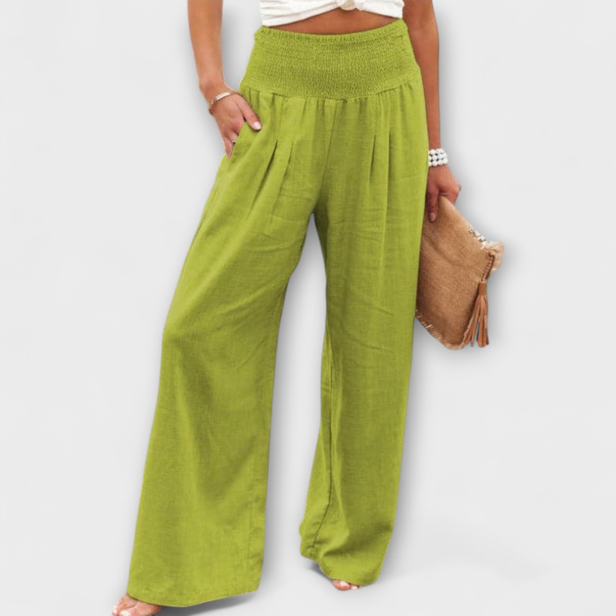 Casual Wide Linen Pants