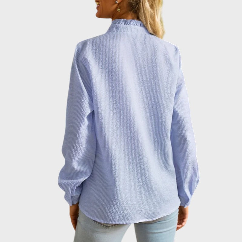 Elegant Linen Women's Blouse
