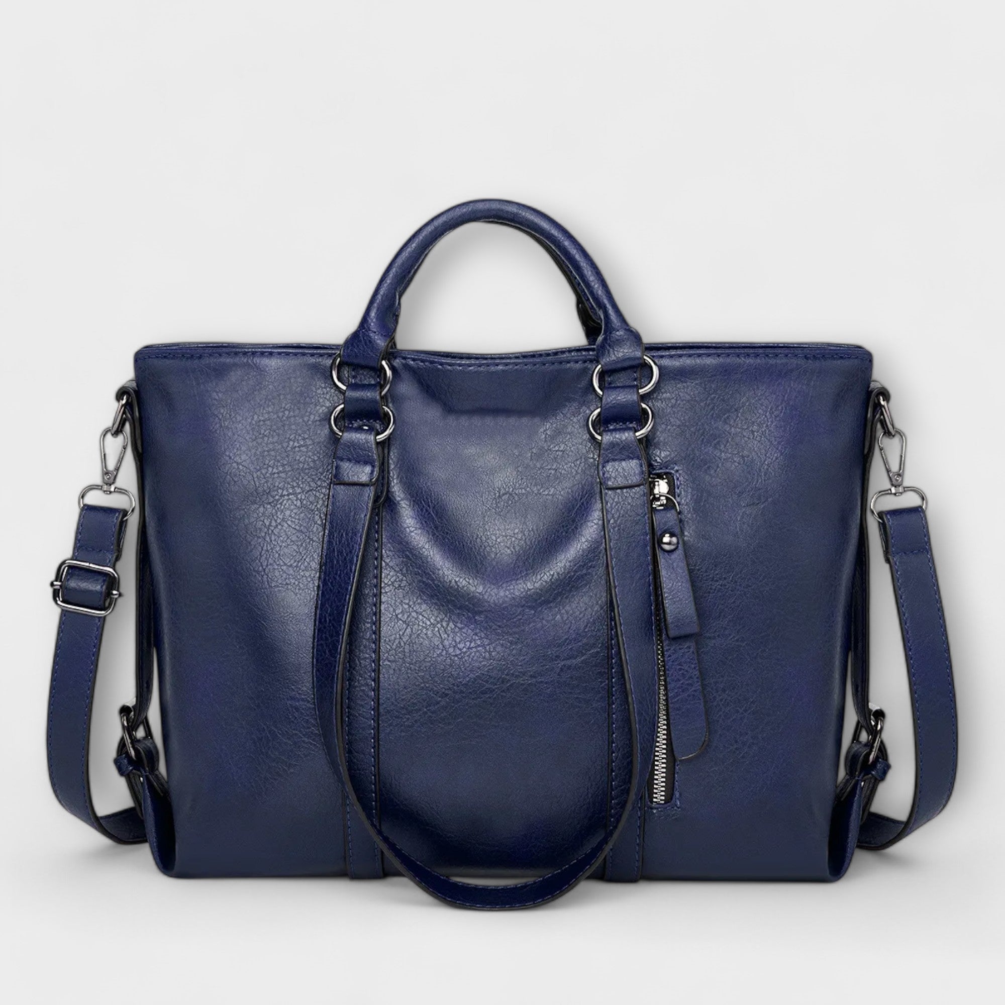 Spacious Leather Tote Bag