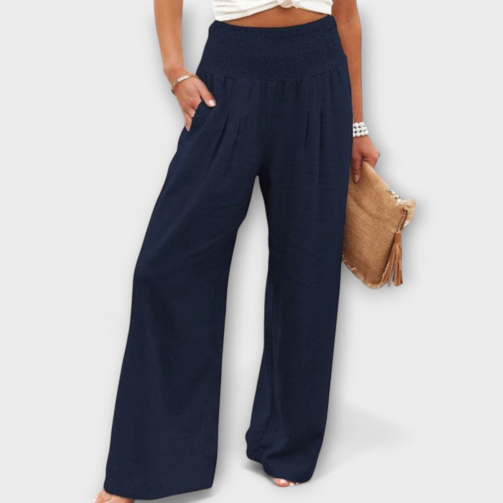 Casual Wide Linen Pants