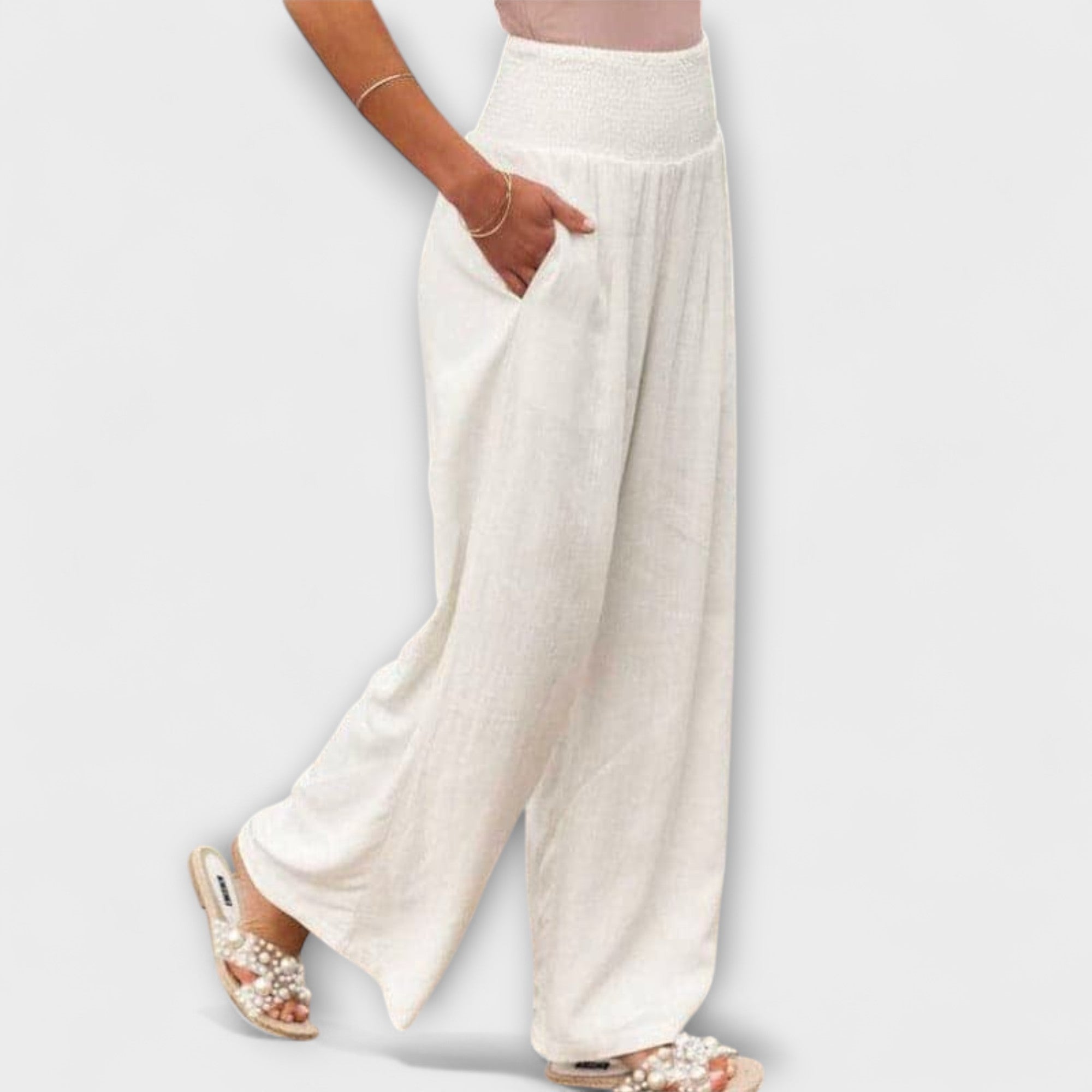 Casual Wide Linen Pants