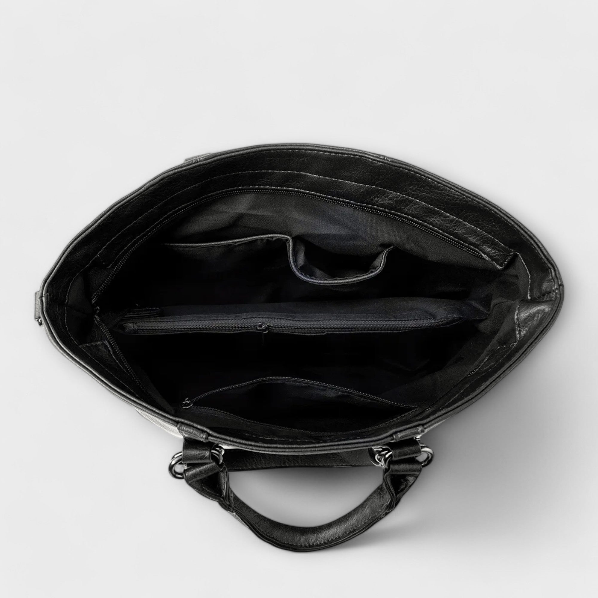 Spacious Leather Tote Bag