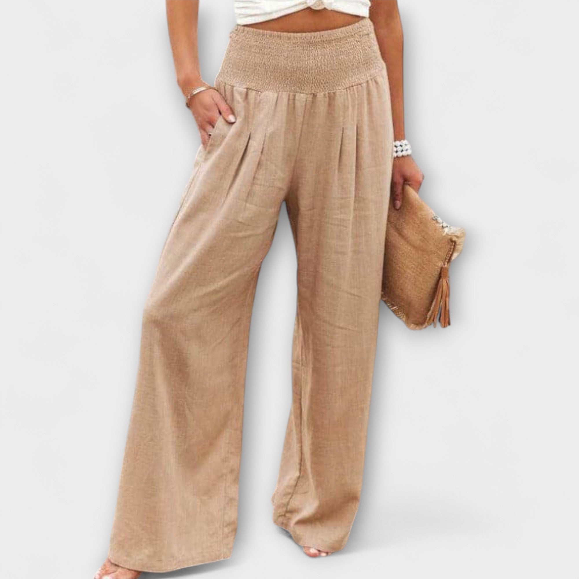 Casual Wide Linen Pants