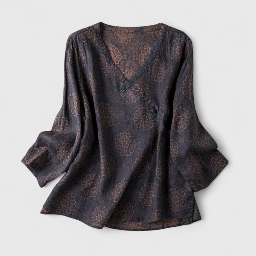Cozy Chic Lightweight Blouse