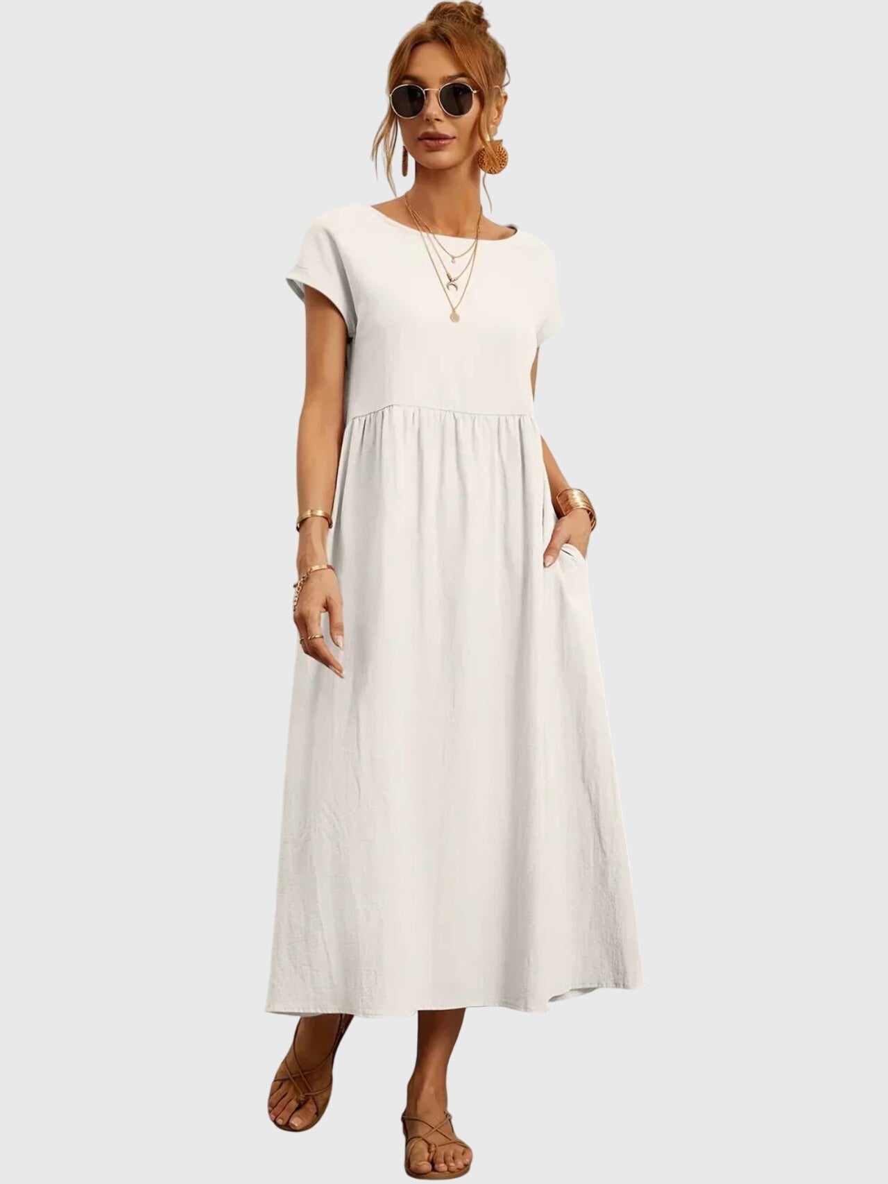 Casual Pocket Dress
