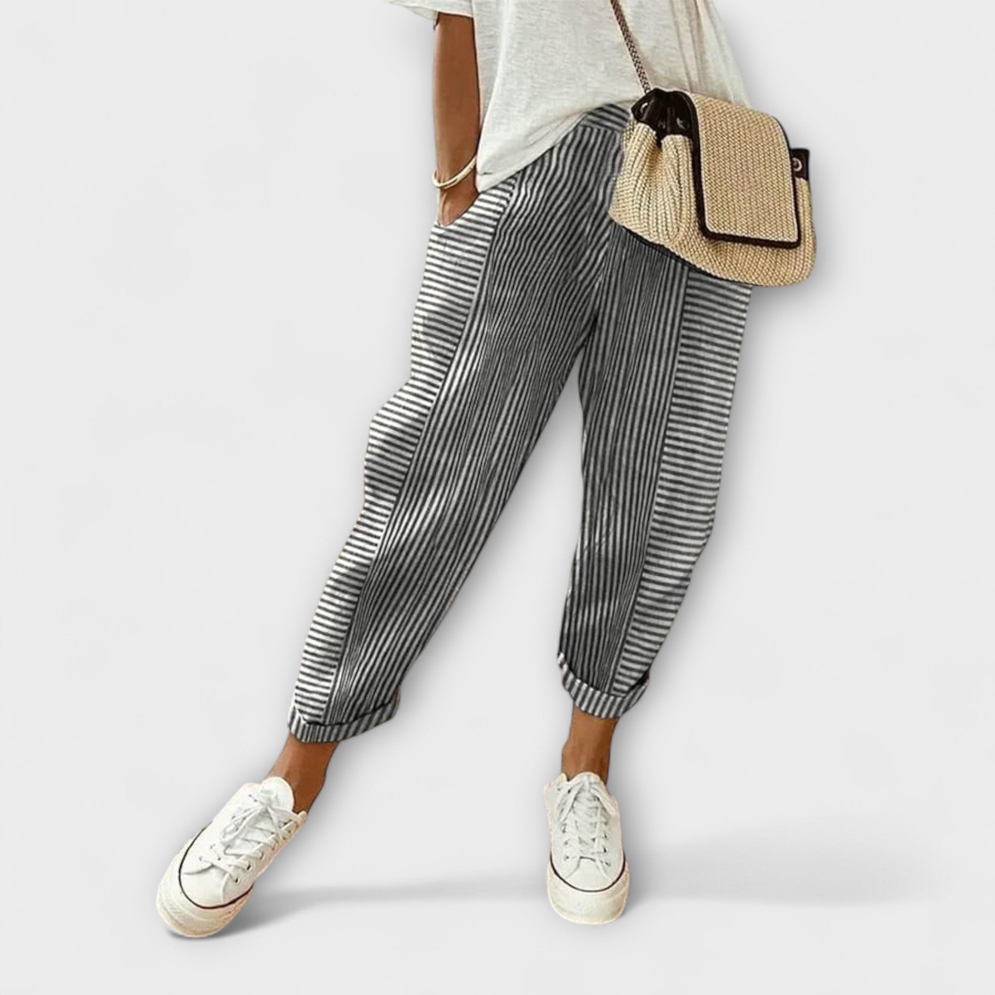 Comfortable Striped Pants