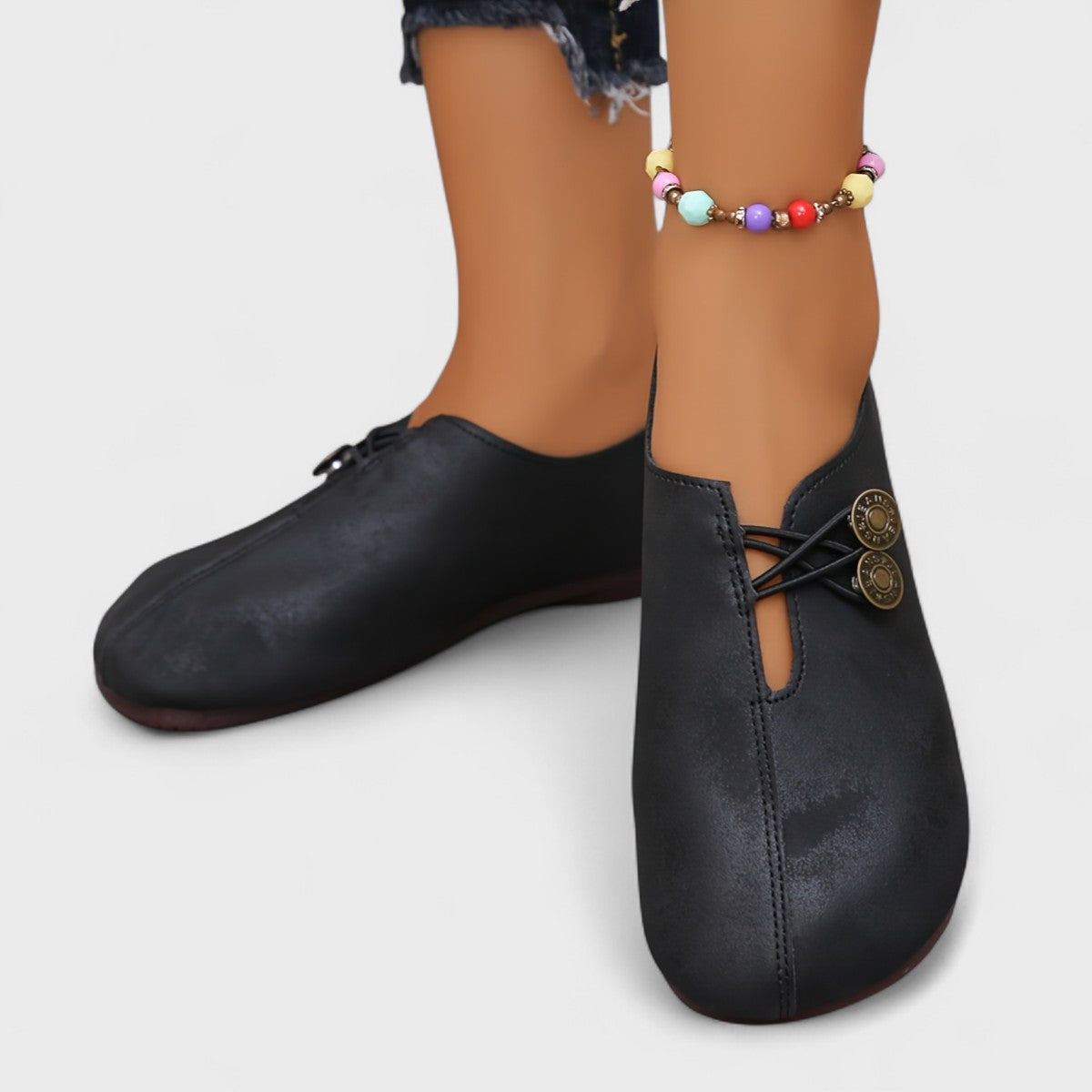 Flat Round-Toe Mary Janes