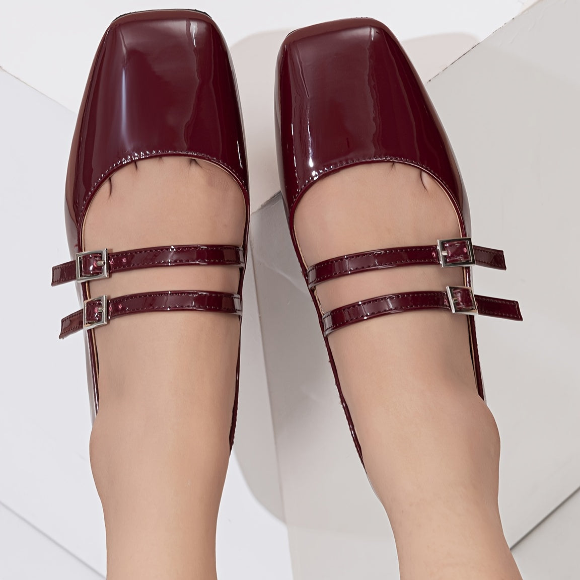 Casual Square Noose Mary Janes