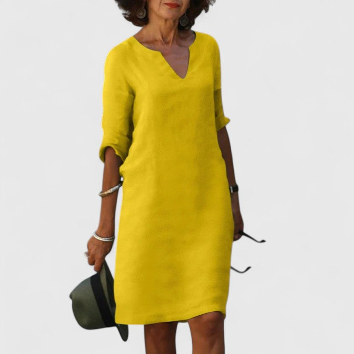 V-Neck Relaxed Fit Dress