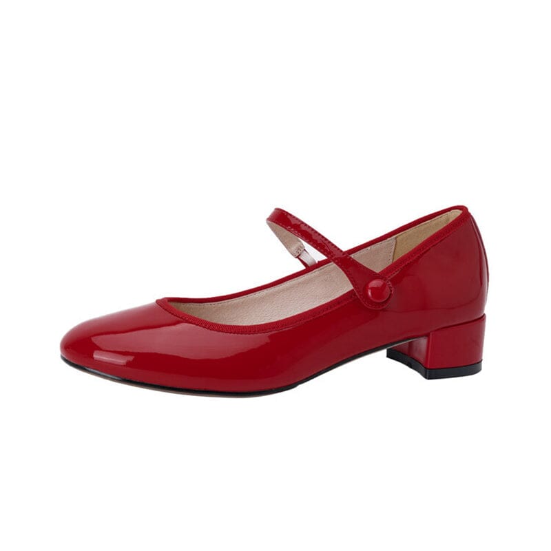 Leather Mary Jane Shoes