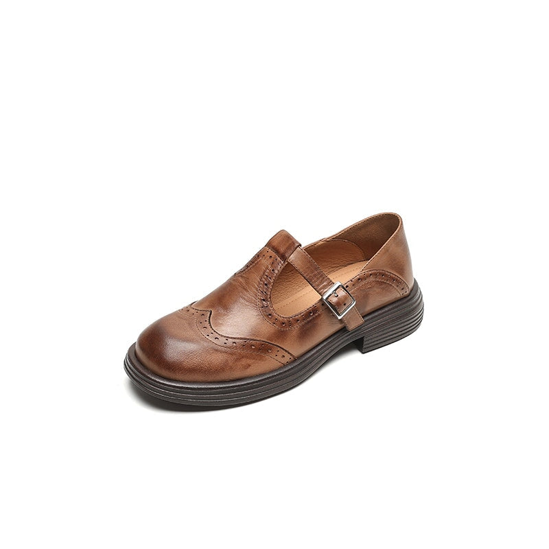 Sophisticated Leather Mary Janes