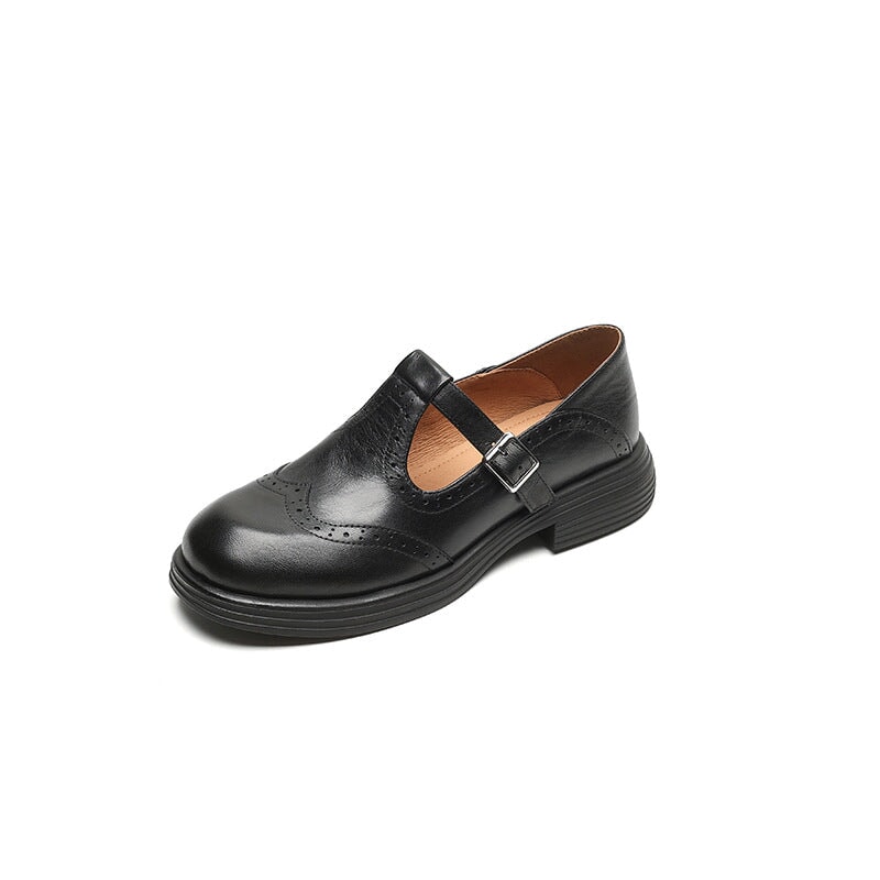 Sophisticated Leather Mary Janes