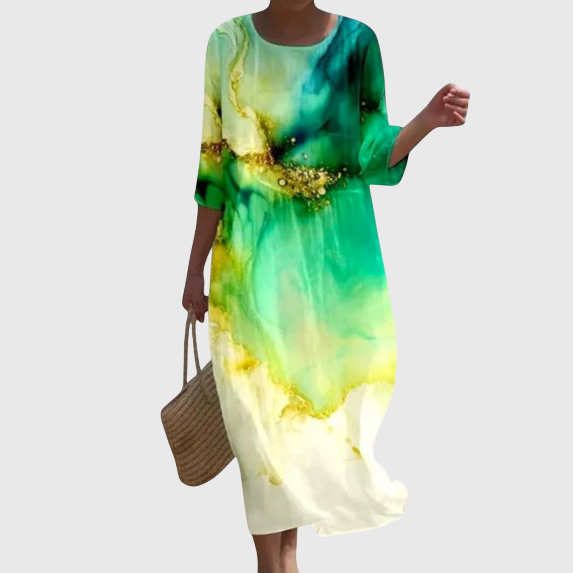 Floral Elegance Maxi Dress