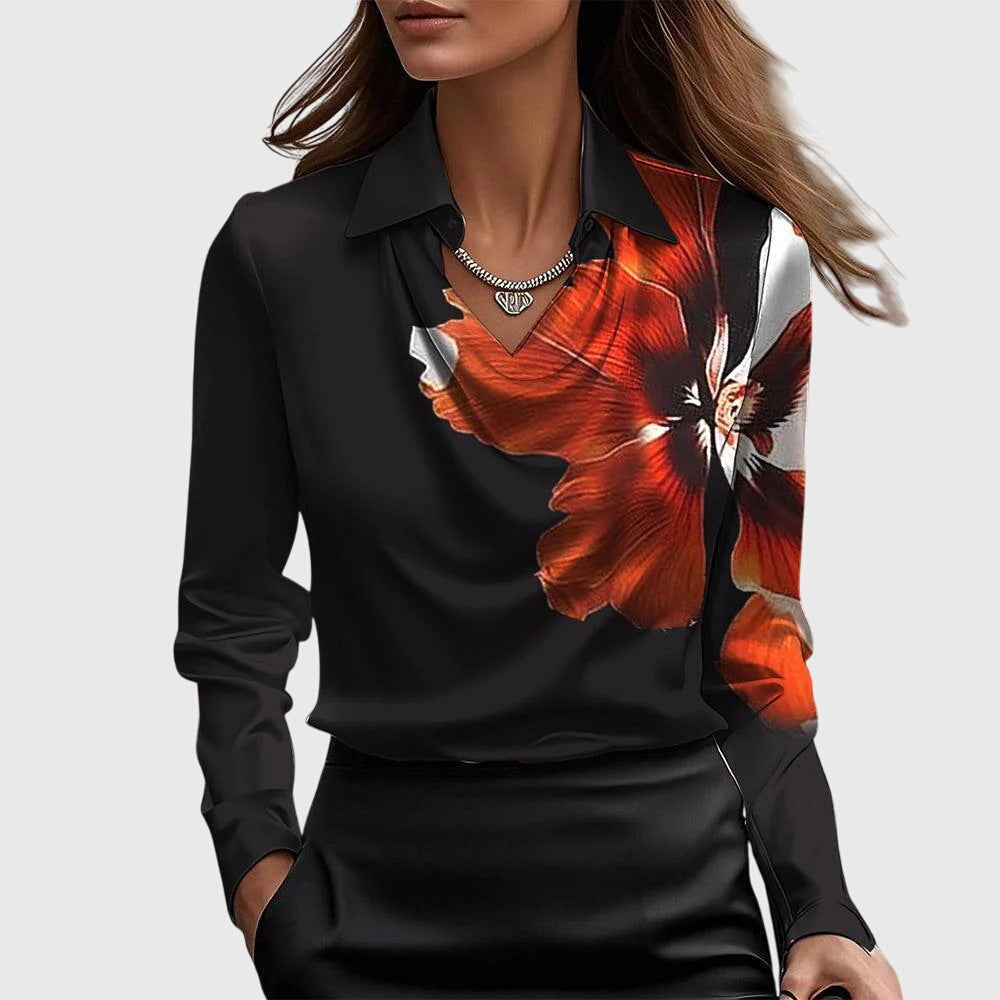 Luxe Shine Stylish Blouse